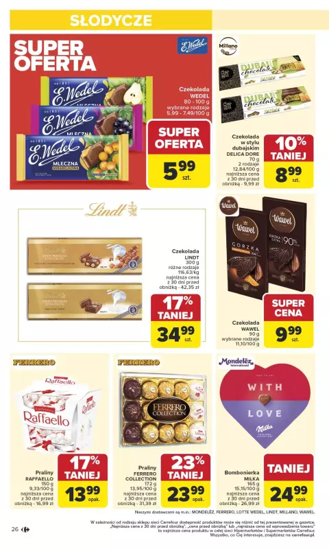 Carrefour - gazetka promocyjna Gazetka Carrefour od poniedziałku od poniedziałku 13.10 do soboty 18.10 - strona 26