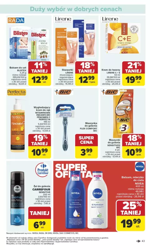 Carrefour - gazetka promocyjna Gazetka Carrefour od poniedziałku od poniedziałku 13.10 do soboty 18.10 - strona 43