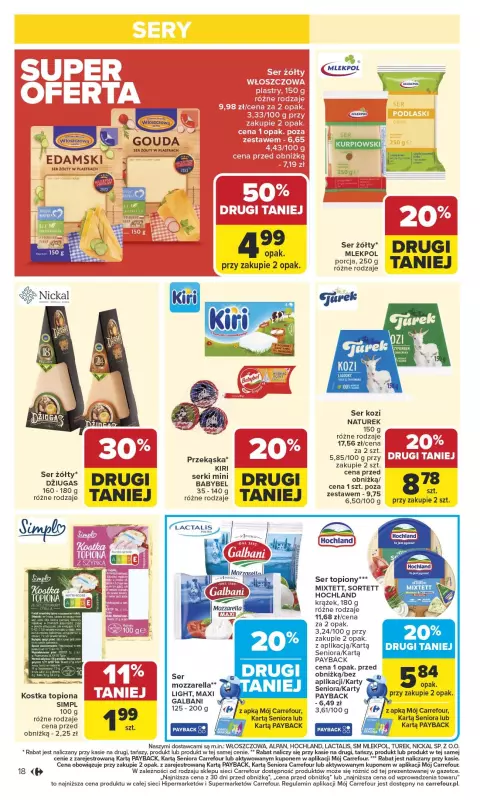 Carrefour - gazetka promocyjna Gazetka Carrefour od poniedziałku od poniedziałku 13.10 do soboty 18.10 - strona 18
