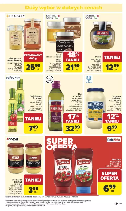 Carrefour - gazetka promocyjna Gazetka Carrefour od poniedziałku od poniedziałku 13.10 do soboty 18.10 - strona 29