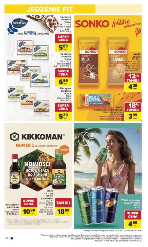 Carrefour - gazetka promocyjna Gazetka Carrefour od poniedziałku od poniedziałku 13.10 do soboty 18.10 - strona 32