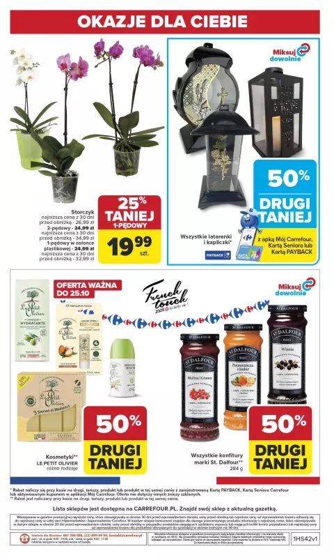 Carrefour - gazetka promocyjna Gazetka Carrefour od poniedziałku od poniedziałku 13.10 do soboty 18.10 - strona 48