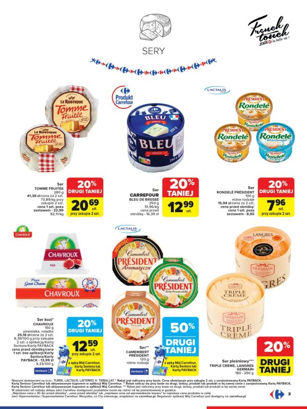 Carrefour - gazetka promocyjna Gazetka French Touch od poniedziałku 13.10 do soboty 25.10 - strona 3