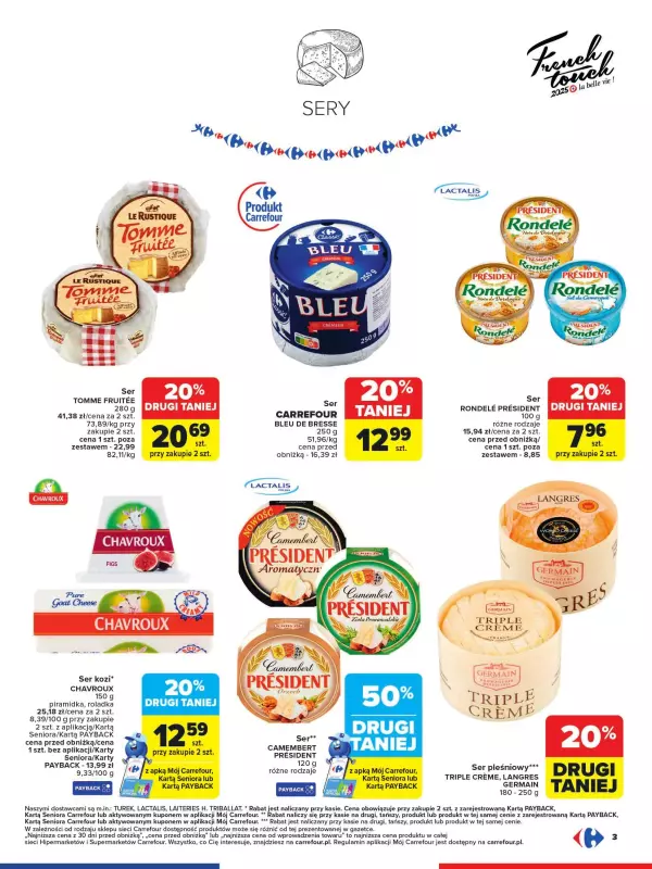 Carrefour - gazetka promocyjna Gazetka French Touch od poniedziałku 13.10 do soboty 25.10 - strona 3
