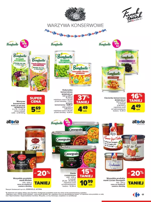 Carrefour - gazetka promocyjna Gazetka French Touch od poniedziałku 13.10 do soboty 25.10 - strona 17