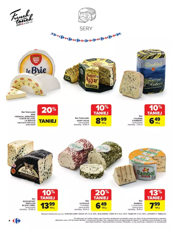Carrefour - gazetka promocyjna Gazetka French Touch od poniedziałku 13.10 do soboty 25.10 - strona 4