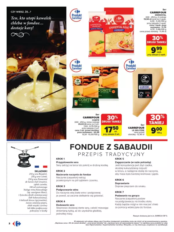 Carrefour - gazetka promocyjna Gazetka French Touch od poniedziałku 13.10 do soboty 25.10 - strona 2