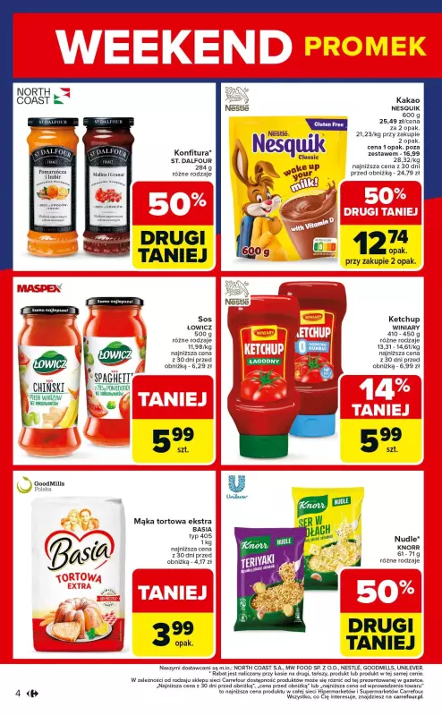 Carrefour - gazetka promocyjna Gazetka Weekend promek już od czwartku od czwartku 16.10 do soboty 18.10 - strona 4