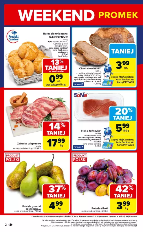 Carrefour - gazetka promocyjna Gazetka Weekend promek już od czwartku   - strona 2