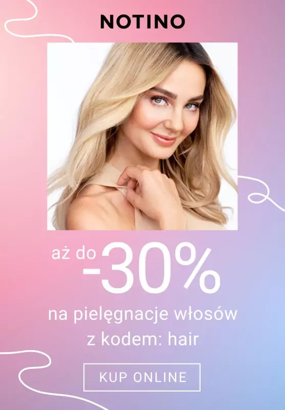 NOTINO - gazetka promocyjna Kosmetyki do -30% taniej od piątku 24.01 do niedzieli 26.01