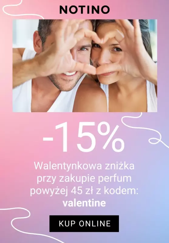 NOTINO - gazetka promocyjna Walentynkowe promocje od piątku 31.01 do niedzieli 02.02