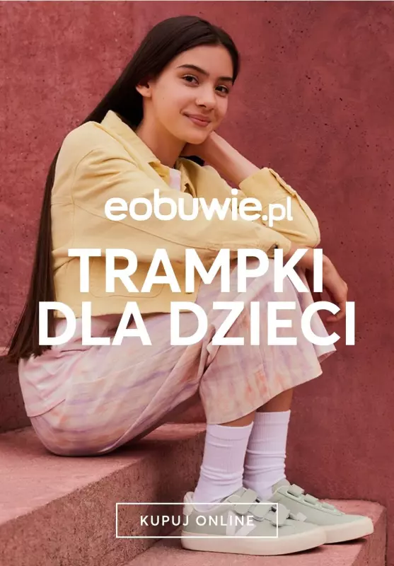 eobuwie.pl - gazetka promocyjna Trampki DZIECIĘCE - już od 39,99 od środy 06.03 do wtorku 12.03