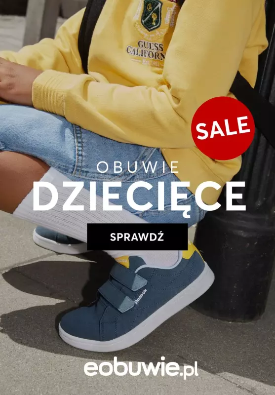 eobuwie.pl - gazetka promocyjna PROMOCJE - Obuwie dziecięce od czwartku 05.09 do środy 11.09