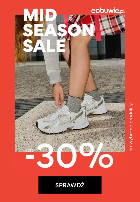 eobuwie.pl - gazetka promocyjna Mid Season Sale do -30% | Dla dzieci od czwartku 03.10 do środy 16.10