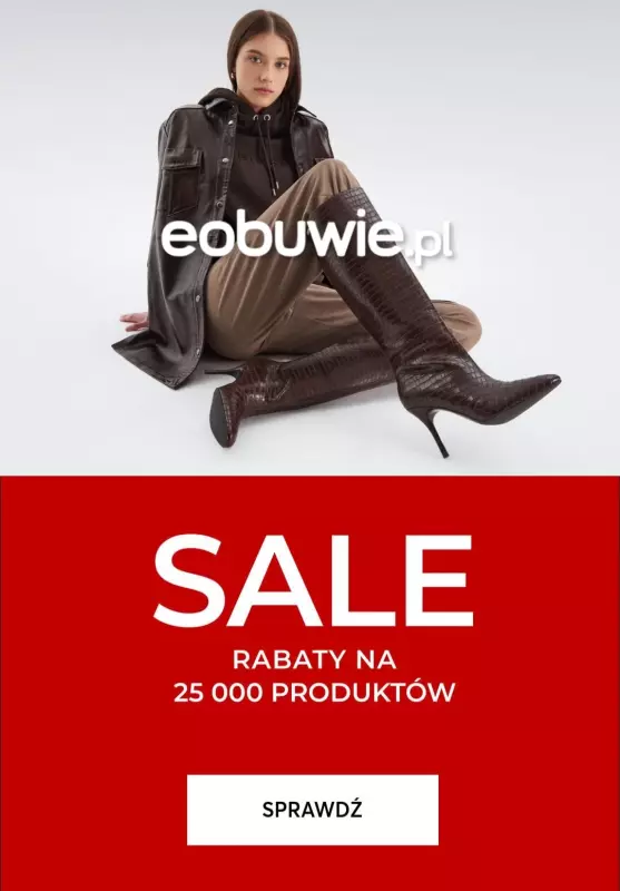 eobuwie.pl - gazetka promocyjna SALE - Obuwie damskie od środy 18.12 do czwartku 02.01