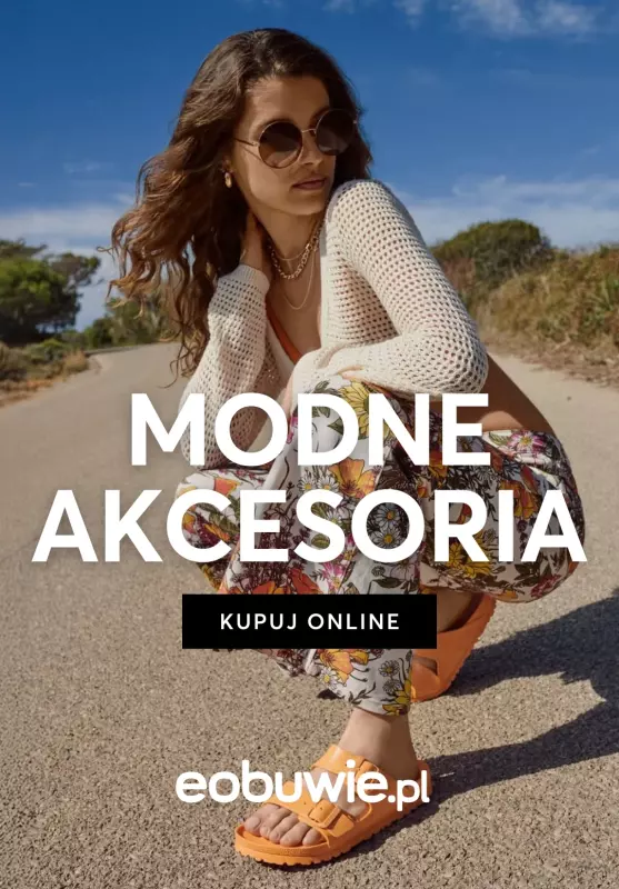 eobuwie.pl - gazetka promocyjna Modne akcesoria na lato w super cenach! od czwartku 01.05 