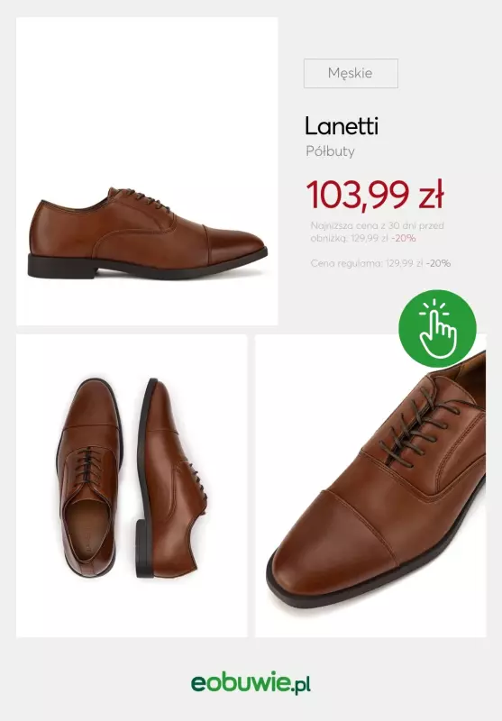eobuwie.pl - gazetka promocyjna Eleganckie buty dla Niego na specjalne okazje   - strona 3