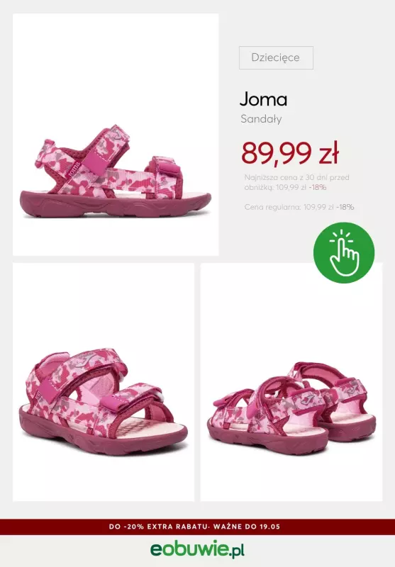 eobuwie.pl - gazetka promocyjna Wiosenne buty dziecięce w SUPERCENACH!   - strona 3
