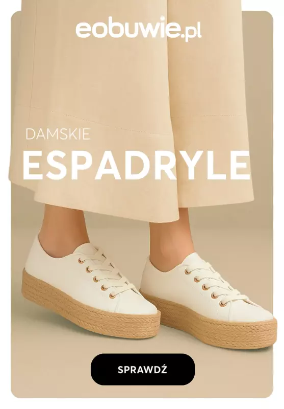 eobuwie.pl - gazetka promocyjna Espadryle damskie - od 59,99 zł  