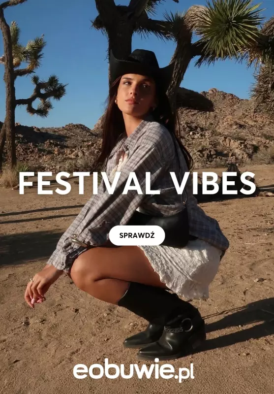 eobuwie.pl - gazetka promocyjna Festival Vibes od poniedziałku 09.06 