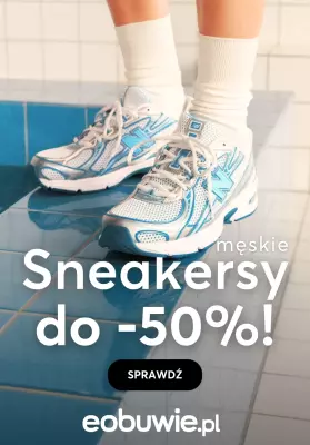 eobuwie.pl - gazetka promocyjna Sneakersy męskie z wyprzedaży od środy 11.06 