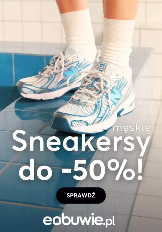 eobuwie.pl - gazetka promocyjna Sneakersy męskie z wyprzedaży od środy 11.06 