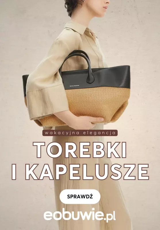 eobuwie.pl - gazetka promocyjna Wakacyjna elegancja: torby i kapelusze słomiane od wtorku 24.06 do środy 02.07