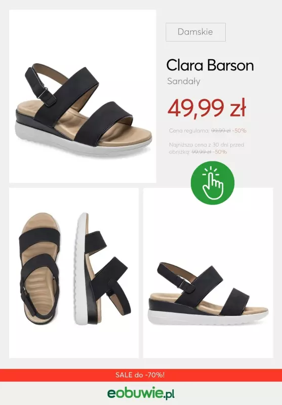 eobuwie.pl - gazetka promocyjna SALE do -70%! Sneakersy, sandały, klapki i torebki w niższej cenie! od piątku 27.06 do środy 16.07 - strona 5
