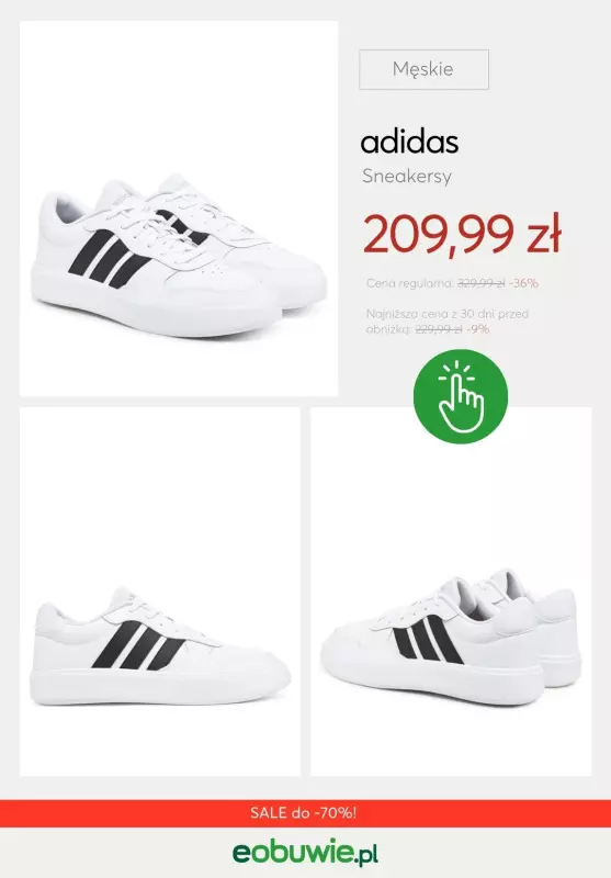 eobuwie.pl - gazetka promocyjna SALE do -70%! Sneakersy, sandały, klapki i torebki w niższej cenie! od piątku 27.06 do środy 16.07 - strona 10