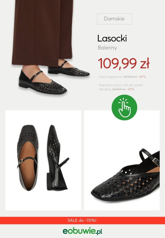 eobuwie.pl - gazetka promocyjna SALE do -70%! Sneakersy, sandały, klapki i torebki w niższej cenie! od piątku 27.06 do środy 16.07 - strona 4