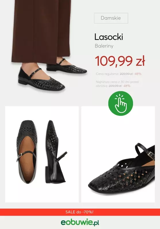 eobuwie.pl - gazetka promocyjna SALE do -70%! Sneakersy, sandały, klapki i torebki w niższej cenie! od piątku 27.06 do środy 16.07 - strona 4