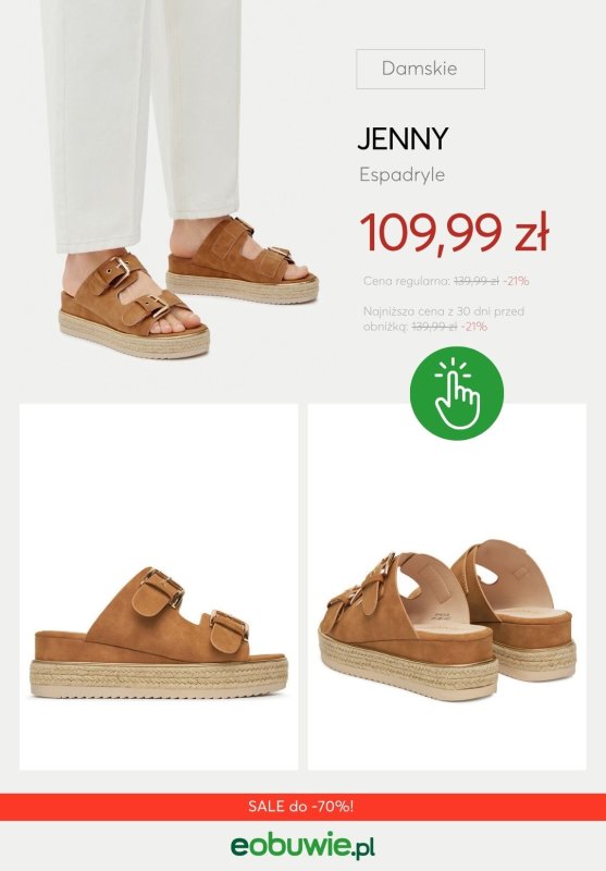 eobuwie.pl - gazetka promocyjna Espadryle damskie do -70% od środy 02.07  - strona 8