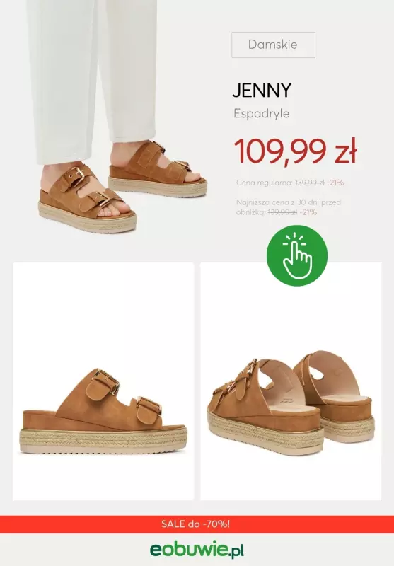 eobuwie.pl - gazetka promocyjna Espadryle damskie do -70% od środy 02.07  - strona 8