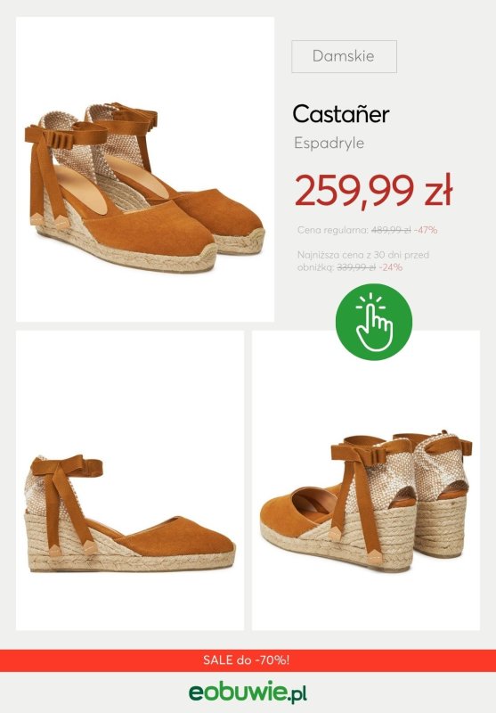 eobuwie.pl - gazetka promocyjna Espadryle damskie do -70% od środy 02.07  - strona 14