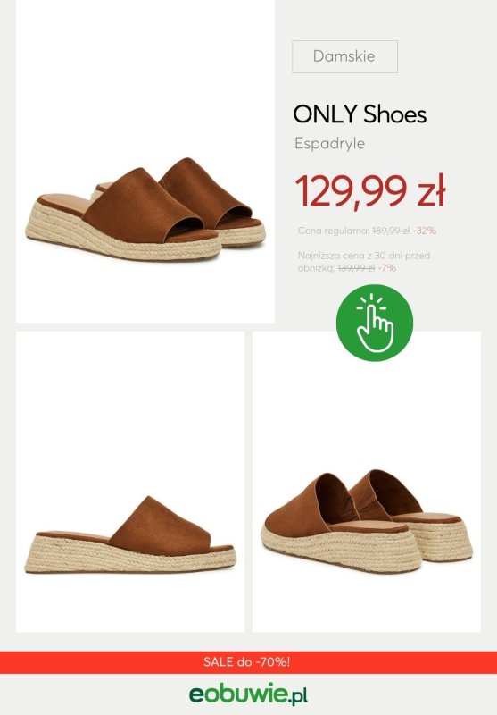 eobuwie.pl - gazetka promocyjna Espadryle damskie do -70% od środy 02.07  - strona 10