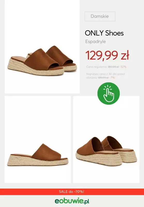 eobuwie.pl - gazetka promocyjna Espadryle damskie do -70% od środy 02.07  - strona 10