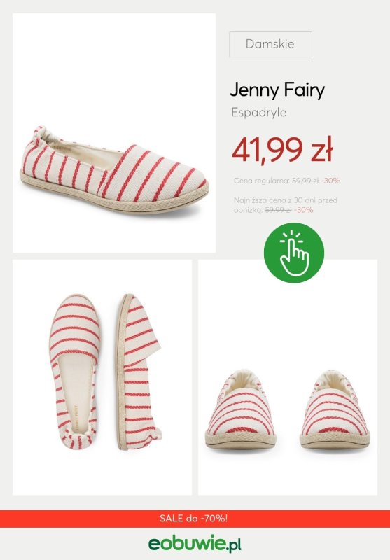 eobuwie.pl - gazetka promocyjna Espadryle damskie do -70% od środy 02.07  - strona 2