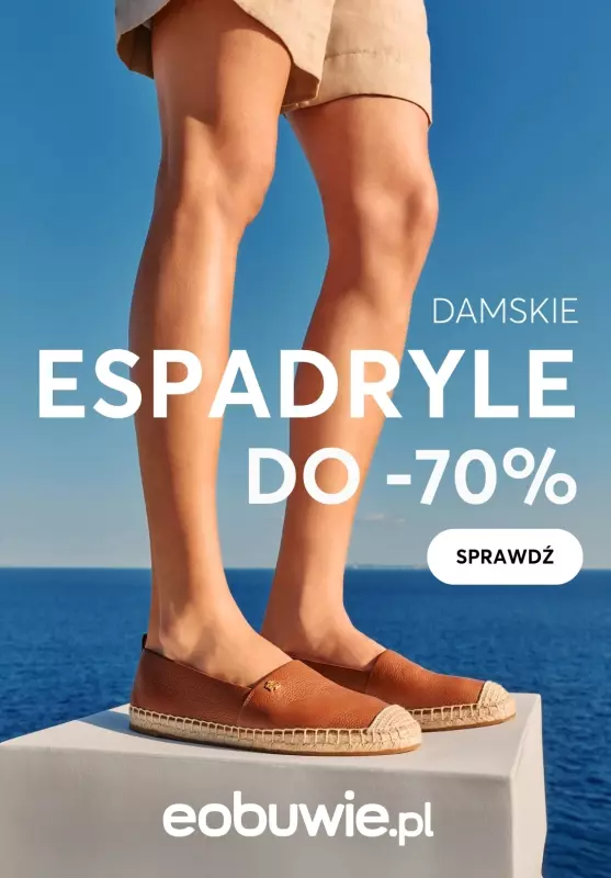 eobuwie.pl - gazetka promocyjna Espadryle damskie do -70%  