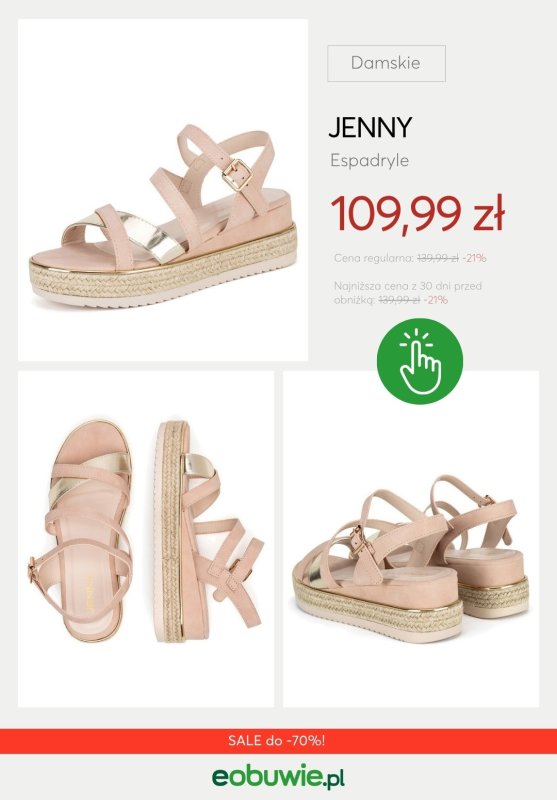 eobuwie.pl - gazetka promocyjna Espadryle damskie do -70% od środy 02.07  - strona 6