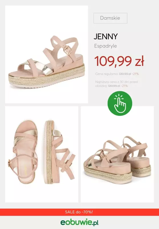 eobuwie.pl - gazetka promocyjna Espadryle damskie do -70% od środy 02.07  - strona 6