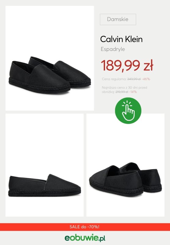 eobuwie.pl - gazetka promocyjna Espadryle damskie do -70% od środy 02.07  - strona 12
