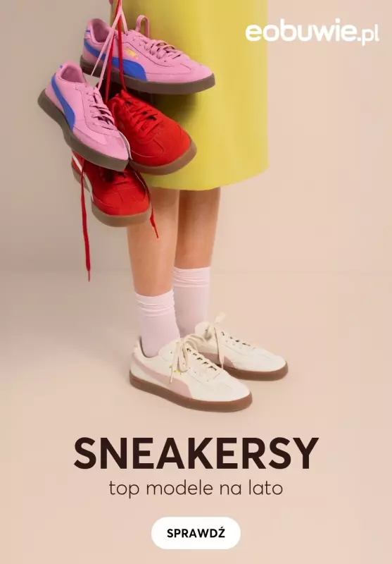 eobuwie.pl - gazetka promocyjna Sneakersy – top modele na lato od poniedziałku 07.07 