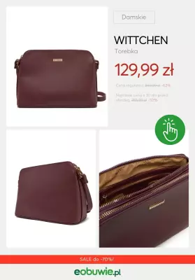 eobuwie.pl - gazetka promocyjna Torebki z wyprzedaży od piątku 11.07 do środy 16.07 - strona 7