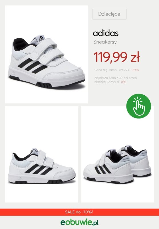 eobuwie.pl - gazetka promocyjna Sneakersy dziecięce z wyprzedaży od soboty 12.07 do środy 16.07 - strona 2