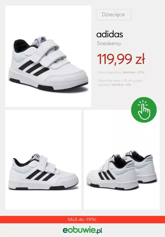eobuwie.pl - gazetka promocyjna Sneakersy dziecięce z wyprzedaży   - strona 2