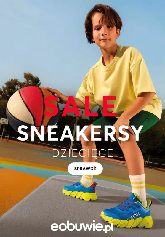 eobuwie.pl - gazetka promocyjna Sneakersy dziecięce z wyprzedaży  