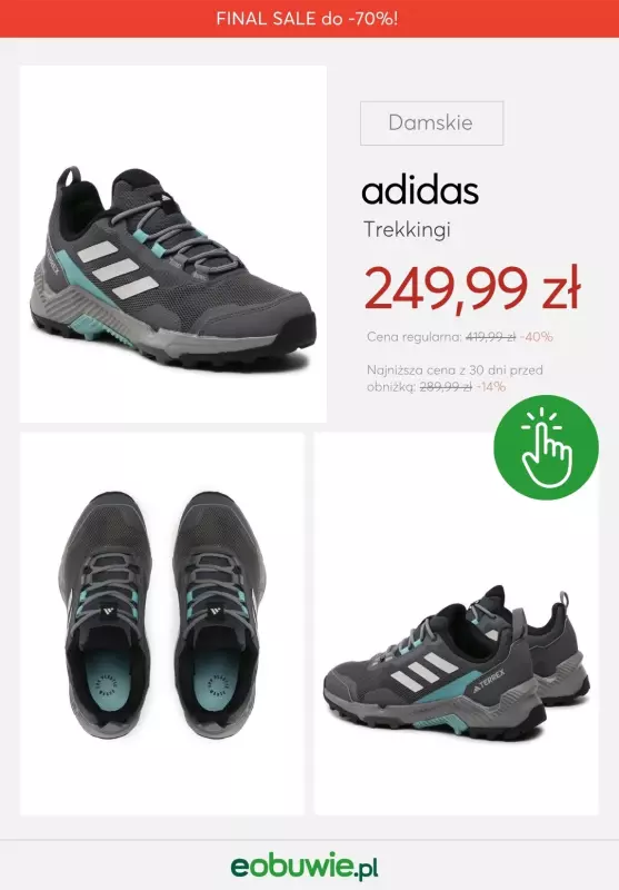 eobuwie.pl - gazetka promocyjna Buty trekkingowe Adidas Terrex w SUPERCENACH!   - strona 2