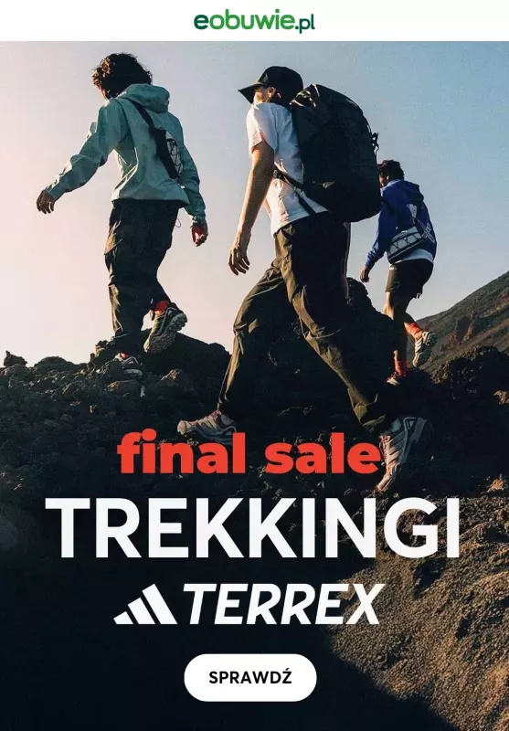 eobuwie.pl - gazetka promocyjna Buty trekkingowe Adidas Terrex w SUPERCENACH! od piątku 18.07 do piątku 25.07