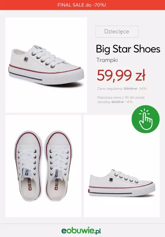 eobuwie.pl - gazetka promocyjna Letnie hity dziecięce do -70%   - strona 2