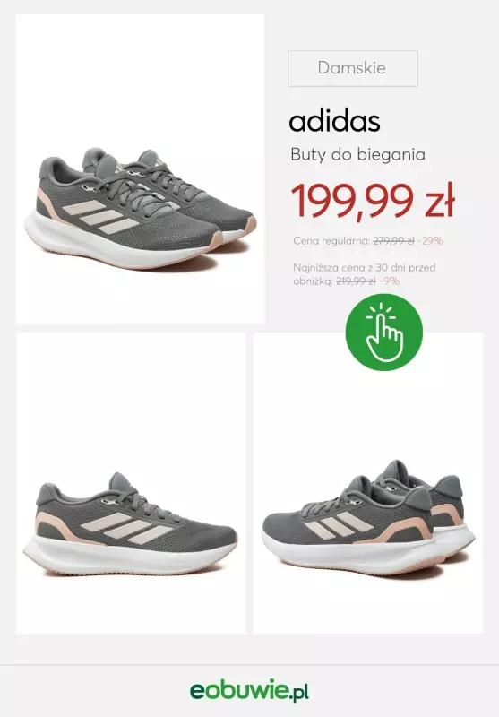 eobuwie.pl - gazetka promocyjna Buty do biegania ADIDAS w supercenach!   - strona 2